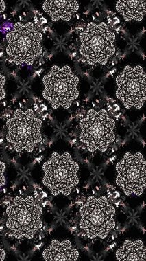 Kızılderili desenli desenli desenli şal deseni. Etnik Mandala süsü. Raster Henna dövme stili. Tekstil, tebrik kartı, boyama kitabı, telefon kılıfı baskısı için kullanılabilir.