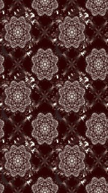 Küçük çiçekteki sevimli çiçek deseni. Güzel karalamalı çiçek desenli çizim. Güzel kumaş deseni. Raster illüstrasyonu.