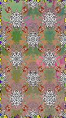 Tarafsız renklerde çiçekler. Yumuşak, yaz çiçekli arka plan. Raster çiçek desenli ve çiçekli..