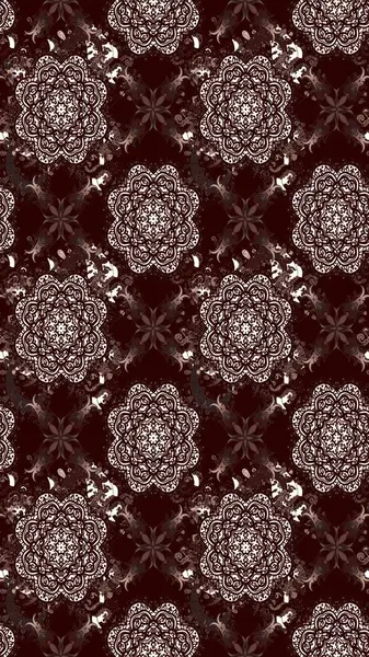 Küçük çiçekteki sevimli çiçek deseni. Güzel karalamalı çiçek desenli çizim. Güzel kumaş deseni. Raster illüstrasyonu.