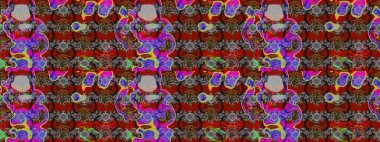 Sketch Colour Spring Theme eskiz kalıbı. Gri renkli çiçekler. Sevimli çiçek raster deseni. Düz Çiçek Elementleri Tasarımı.