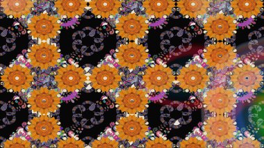 Raster deseni. Botanik çizim kalıbı. Organik elementler. Suluboya etkisi.