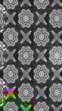 Çiçekli çiçek deseni, suluboya. Raster deseni. Küçük çiçekte güzel bir çiçek deseni..