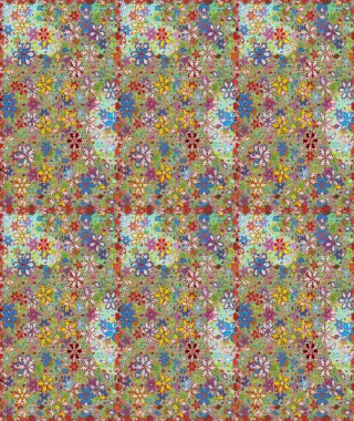 Eski usul. Kumaş, tekstil, duvar kağıdı baskısı için. Kusursuz bir geçmişi var. Tomurcukları çiçek olan sevimli bir çiçek deseni. Raster. Raster illüstrasyonu.