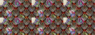 Gri renkli çiçekler. Raster düz çiçek çizim deseni. Tasarım hediye paketi, tebrik kartları, posterler ve afiş tasarımı.