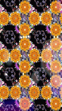 Suluboya çizim kalıbı. Dekorasyon ve tasarım için güzel bir desen. Moda baskısı. Çiçeğin suluboya çizimlerinin mükemmel deseni. Eski.