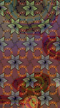 Anti-stres için soyut örnek sayfası. Kahverengi ve gri renklerde. Raster illüstrasyonu.