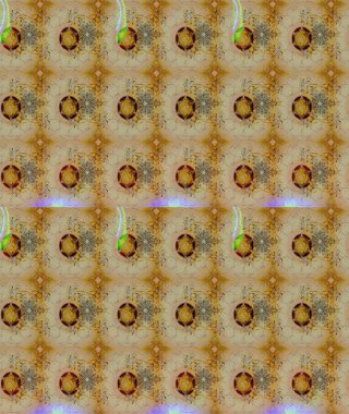 Yumuşak, bahar çiçekli arka plan. Çiçekli karalama şeklinde Raster çiçek deseni. Bej renkte çiçekler.