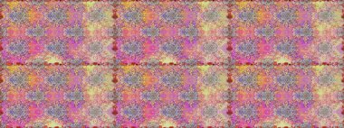 Kusursuz bir arka plan modeli. Suluboya, elle çizilmiş. Vadinin çiçekleri tarafsız ve pembe renklerde. Raster - stok.