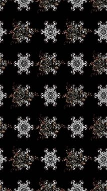 Çiçeksel fantezi tasarımı ve parlak bir arka plan çizimi. Renkli Bahar Teması eskiz kalıbı. Düz Çiçek Elementleri Tasarımı.