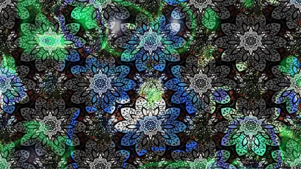 Tebrik kartı geçmişi, boyama kitabı, arkaplan ve tekstil için kullanılabilir. Raster Henna tarzı. Taslak süsleme izi. Etnik Mandala havlusu. Sınır Hindistan çiçek desenli paisley patentli.