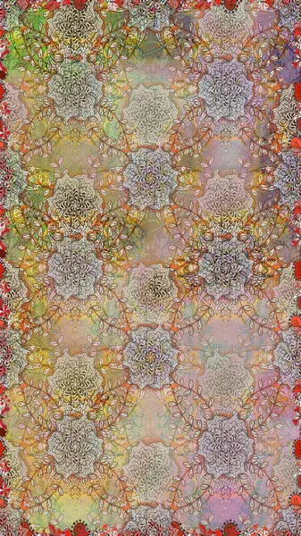 Sevimli çiçek desenli küçük çiçek. Raster resim. Dikişsiz Tony kumaş desen. Moda kumaş deseni.