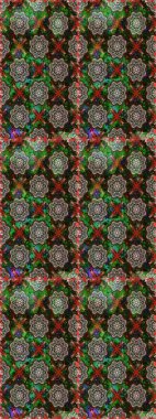 Raster dikişsiz çiçek deseni. Vadinin gri renkli çiçekleri.