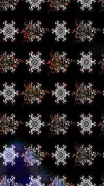 Kızılderili desenli desenli desenli şal deseni. Etnik Mandala süsü. Raster Henna dövme stili. Tekstil, tebrik kartı, boyama kitabı, telefon kılıfı baskısı için kullanılabilir.