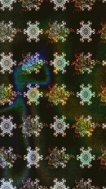 Kızılderili desenli desenli desenli şal deseni. Etnik Mandala süsü. Raster Henna dövme stili. Tekstil, tebrik kartı, boyama kitabı, telefon kılıfı baskısı için kullanılabilir.