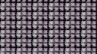 Raster - stok. Siyah çiçekli eskiz deseni, suluboya çiçek deseni, sevimli çiçek, duvar kağıdı, kart veya kumaş için fayanslı.