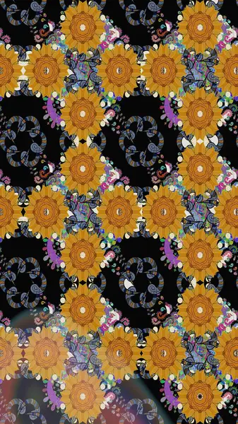 Siyah renkte manzaralı çiçek deseni. Çiçek kompozisyonu, el boyası, hassas şablon. Üst manzara, yumuşak stil. Sevgililer günü ve tebrik kartı konsepti için şık bir davet.