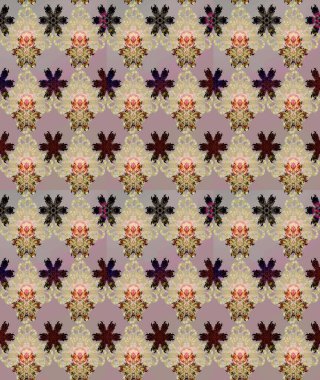 Renkli Yaz Temalı eskiz kalıbı. Düz Çiçek Elementleri Tasarımı. Çiçekler bej ve nötr renklerde. Raster illüstrasyonunda çiçek deseni çizimi.