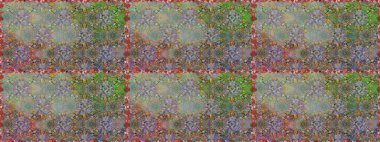 Yumuşak, yaz çiçekli arka plan. Çiçekli karalama şeklinde Raster çiçek deseni. Gri ve nötr renkte çiçekler.