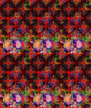 Tony 'nin kumaş kalıbını çiz. Raster illüstrasyonu. Modaya uygun kumaş deseni. Küçük çiçekte sevimli çiçek deseni var..