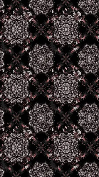 Suluboya çizim kalıbı. Dekorasyon ve tasarım için güzel bir desen. Moda baskısı. Çiçeğin suluboya çizimlerinin mükemmel deseni. Eski model. Raster illüstrasyonu.