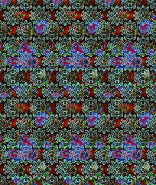 Çiçek mavisi eskiz deseni. Klasik taslak çizimi. Raster Yumuşak kumaş deseni. Raster çiçek izi..