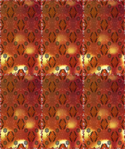 Küçük renkli çiçekler. Moda baskıları için zarif bir şablon. Küçük çiçekte güzel bir desen. Motley illüstrasyonu. Çiçekli bahar çiçekleri.