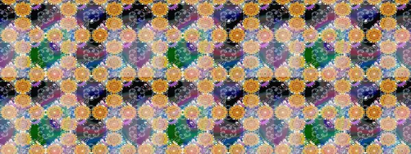 Güzel kumaş deseni. Renkli Bahar Teması eskiz kalıbı. Zentangle soyut çiçekleri. Karalama çiçeği. Düz Çiçek Elementleri Tasarımı. Raster illüstrasyonu.