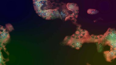 Renkli Bahar Teması eskiz kalıbı. Raster illüstrasyonundaki çiçek desenli çizim. Düz Çiçek Elementleri Tasarımı. Süslü kumaş deseni.