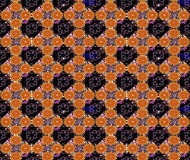 Çocuk stili. Çiçekli eskiz arkaplanı. Renkli Bahar Teması eskiz kalıbı. Düz Çiçek Elementleri Tasarımı.