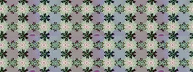 Düz Çiçek Elementleri Tasarım Raster illüstrasyonu. Çiçekli çiçek deseni, suluboya. Gri renkli çiçekler. Renkli Bahar Teması Eskiz Şablonu.