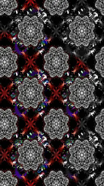 Çiçekli eskiz arkaplanı. Çocuk stili. Renkli Bahar Teması eskiz kalıbı. Düz Çiçek Elementleri Tasarımı.