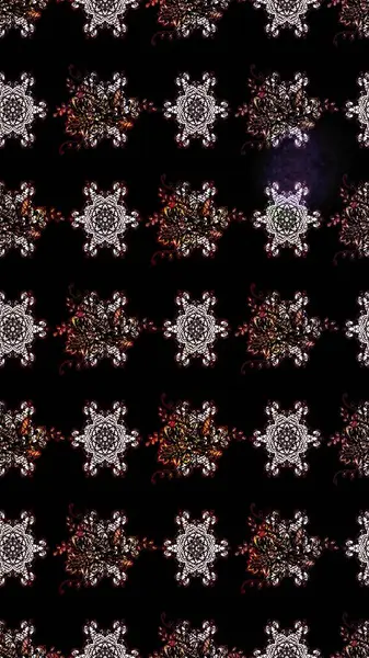 Sevimli çiçek raster deseni. Siyah renkli çiçekler. Sketch Colour Spring Theme eskiz kalıbı. Düz Çiçek Elementleri Tasarımı.