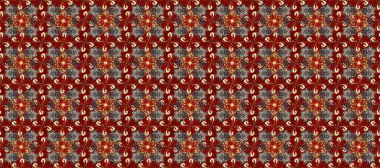 Tekrarlayan elementlerle soyut arkaplan oluşturun. Altın rengi ve altın elementler üzerinde altın pürüzsüz desen. Raster illüstrasyonu. Kusursuz, klasik altın desen..