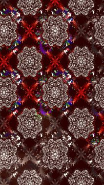 Suluboya çizim kalıbı. Çiçek izi. Suluboya tarzında kahverengi renkte çiçekler.