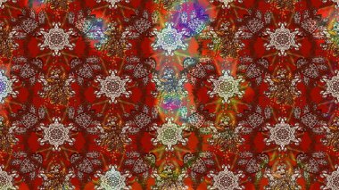 Güzel kumaş deseni. Küçük bir çiçekte eskiz deseni. Raster illüstrasyonu. Güzel çiçek arkaplanı..