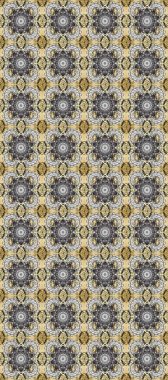 Altın desenli gri, bej ve nötr renklerde altın elementler. Barok tarzında duvar kağıdı tasarımı için kusursuz damaske deseni arkaplanı. Süslü raster dekorasyonu.