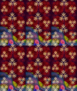 Suluboya etkisi. Botanik çizim kalıbı. Raster deseni. Organik elementler.