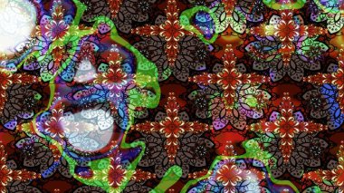 Kahverengi renkli çiçekler. Düz Çiçek Elementleri Tasarımı. Renkli Bahar Teması eskiz kalıbı. Güzel çiçek deseni..