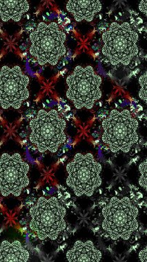 Siyah renkler üzerine çiçek desenli eskiz, el yapımı papatyalar, papatyalar. Tekrarlayan çiçek arkaplanı, zarif siyah çiçekler duvar kağıdı..