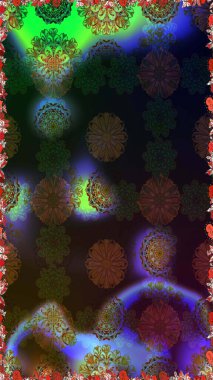 Raster illüstrasyonu. Egzotik çiçekler, kahverengi ve gri renkler üzerine botanik, parlak, klasik bir doğa. Klasik tropikal doğal elementlerin suluboya seti.