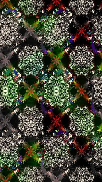 Çiçekli karalama şeklinde Raster çiçek deseni. Nazik, narin çiçek arkaplanı. Siyah renkte çiçekler.