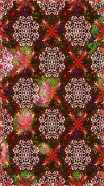 Güzel suluboya çiçek buketi pürüzsüz desen.