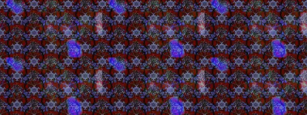 Şirin çiçekli eskiz deseni ve kahverengi renkli yapraklar, suluboya çiçek deseni, duvar kağıdı, kart veya kumaş için fayanslı. Raster illüstrasyonu.