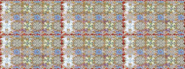 Küçük çiçekteki sevimli çiçek deseni. Raster illüstrasyonu. Modaya uygun kumaş deseni. Kusursuz Tony kumaş deseni.