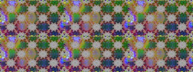 Gri ve kahverengi renkli çiçekler. El çizimi çiçekli, soyut, pürüzsüz desen. Raster illüstrasyonu.