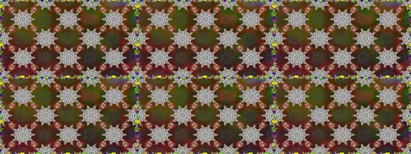 Sevimli çiçek raster deseni. Düz çiçek öğeleri tasarım. Moda kumaş deseni. Yaz tema Dikişsiz desen arka plan rengi.