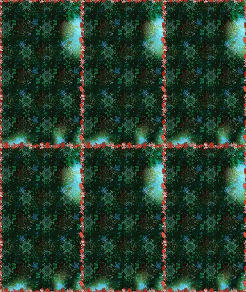 Düz Çiçek Elementleri Tasarımı. Renkli Bahar Temalı Kusursuz Arkaplan. Kusursuz bir mahsul. Raster Şirin kumaş deseni.