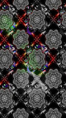 Eskiz Vintage Çiçek Deseni. Raster Kalça dokusu deseni.