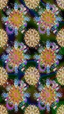 Eskiz modeli etnik tasarım. Çiçekleri, deniz kabukları, mandalaları ve suluboya efektleriyle donanma geçmişi. Yatak çarşafları, ceket, paket tasarımı, kumaş ve moda kavramları için tekstil baskısı.